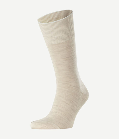 Falke airport sok lichtbeige melange