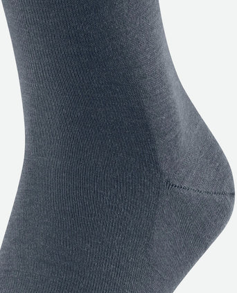 Falke airport sok wol blend 6688 donkerblauw