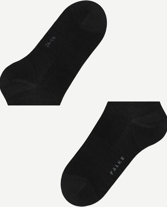 Falke climawool enkelsok zwart 3000