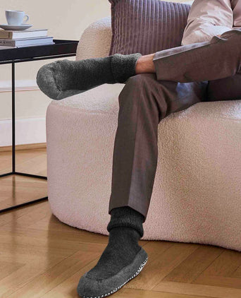 Falke cosyshoe sloffen antraciet