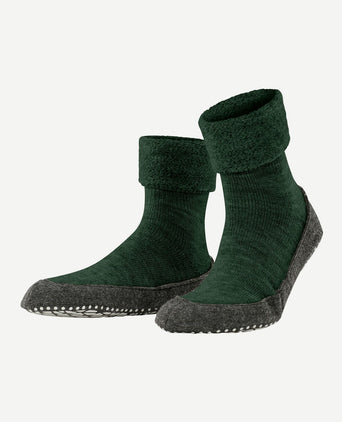 Falke cosyshoe sloffen donkergroen