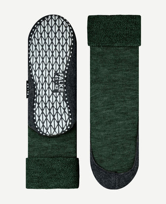 Falke cosyshoe sloffen donkergroen