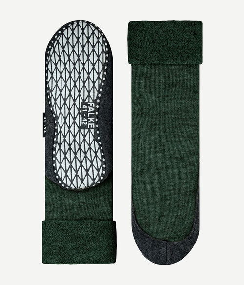 Falke cosyshoe sloffen donkergroen