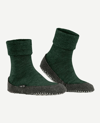 Falke cosyshoe sloffen donkergroen