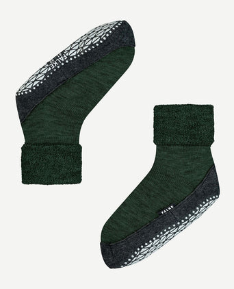 Falke cosyshoe sloffen donkergroen