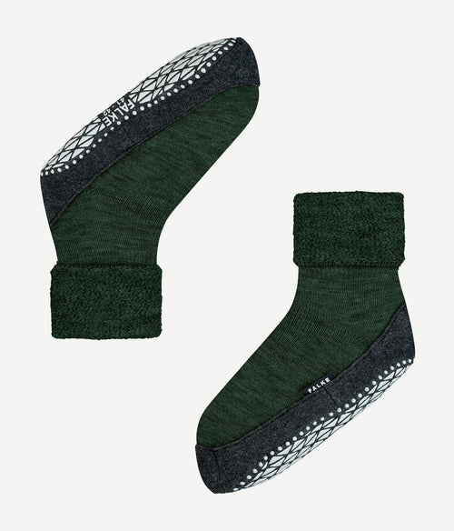 Falke cosyshoe sloffen donkergroen