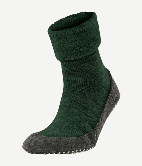 Falke cosyshoe sloffen donkergroen