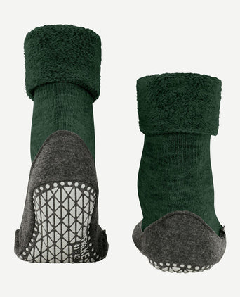 Falke cosyshoe sloffen donkergroen