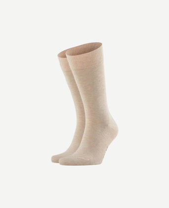 Happy sokken 2 paar beige melange