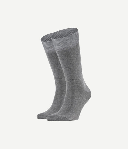 Falke happy sokken 2 paar grijs melange