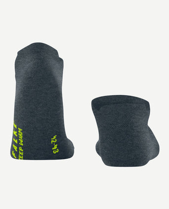 Falke keep warm sneaker sok donkerblauw 6340