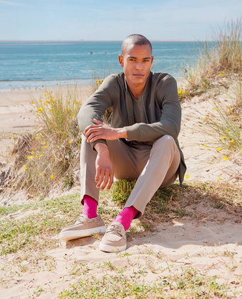 Falke keep warm sneaker sok donkerblauw 6340