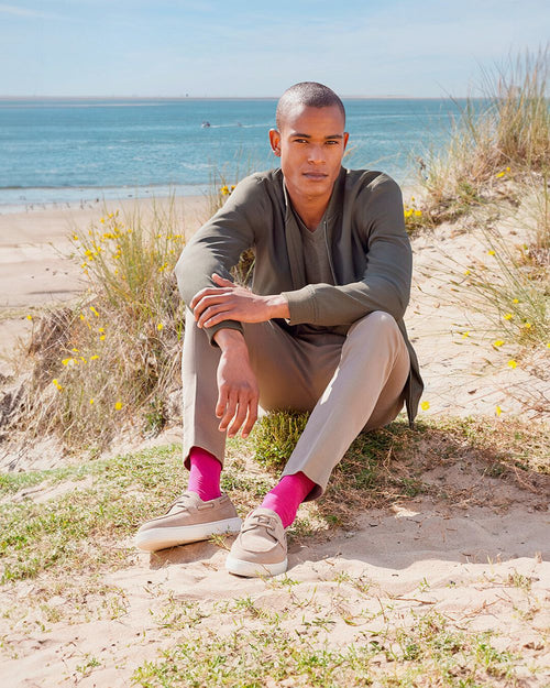 Falke keep warm sneaker sok donkerblauw 6340