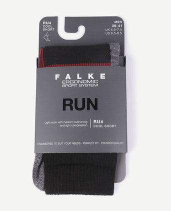 Ru4 endurance cool short sokken zwart