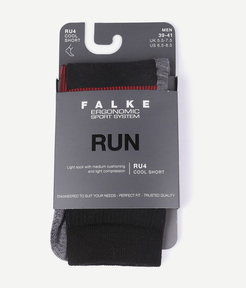 Ru4 endurance cool short sokken zwart