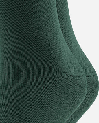Happy sokken (2-pack) donkergroen