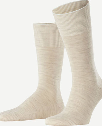 Falke airport sok lichtbeige melange