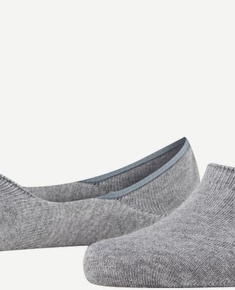 Falke step sneakersok invisible grijs