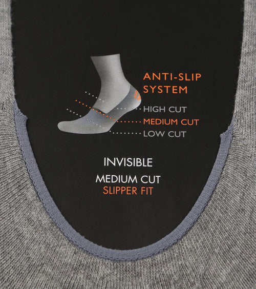 Step sneakersok invisible grijs