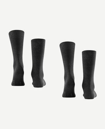 Swing sokken (2-pack) antraciet