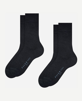Falke swing sokken (2-pack) donkerblauw