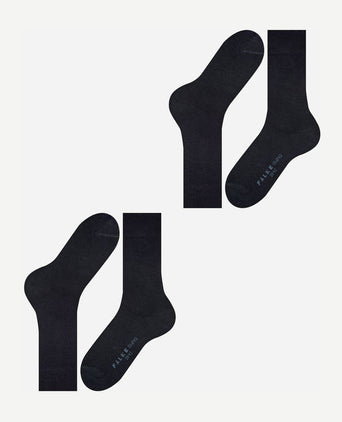 Falke swing sokken (2-pack) donkerblauw