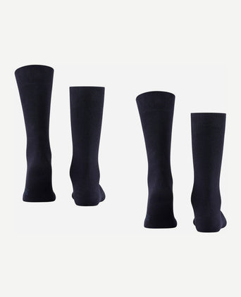 Falke swing sokken (2-pack) donkerblauw