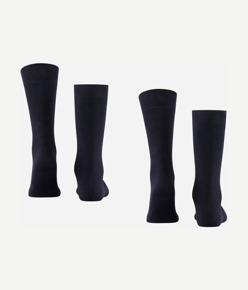Falke swing sokken (2-pack) donkerblauw