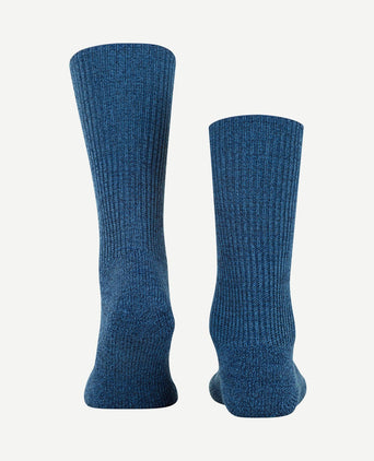 Walkie wandelsok wol blend blauw 6660