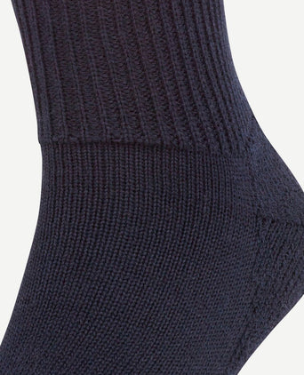 Falke walkie wandelsok wol blend marine blauw 6120