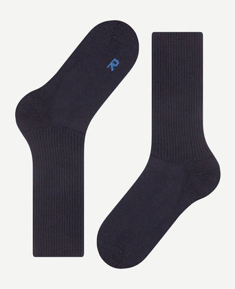 Falke walkie wandelsok wol blend marine blauw 6120