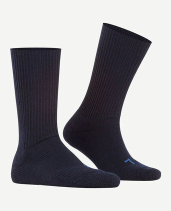 Falke walkie wandelsok wol blend marine blauw 6120