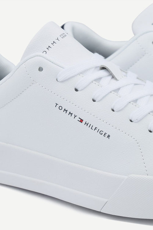 Sneaker leather court white