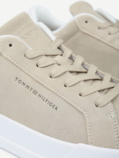 Sneaker suede court beige