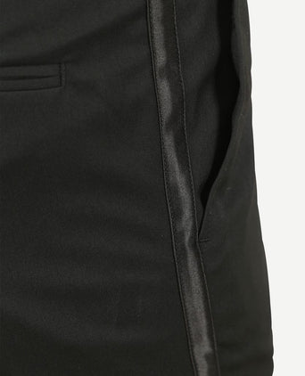 Gala pants hudson zwart | Slim-fit