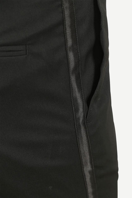 Gala pants hudson zwart | Slim-fit