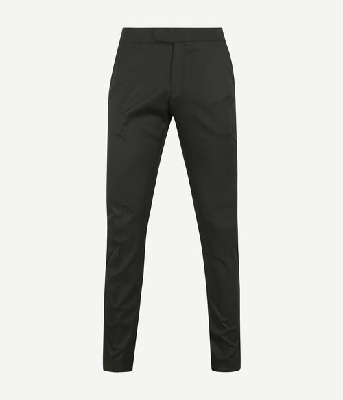 Gala pants hudson zwart | Slim-fit