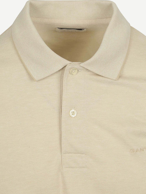 2tone piqué poloshirt ecru