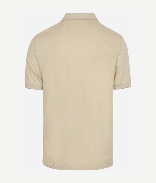 2tone piqué poloshirt ecru