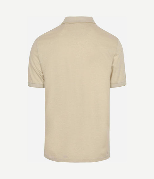 2tone piqué poloshirt ecru