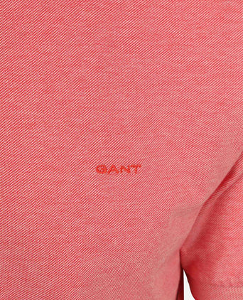 2tone piqué poloshirt rood