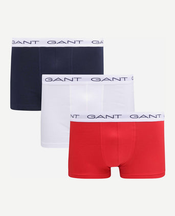 Gant boxershorts (3-pack) rood