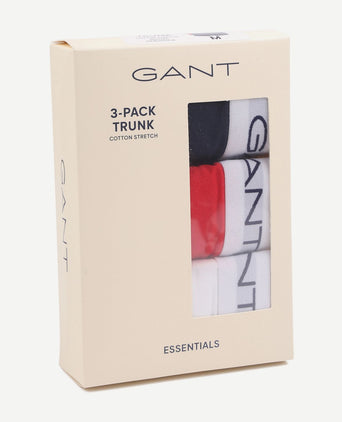 Gant boxershorts (3-pack) rood