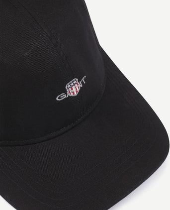 Gant cap katoen zwart