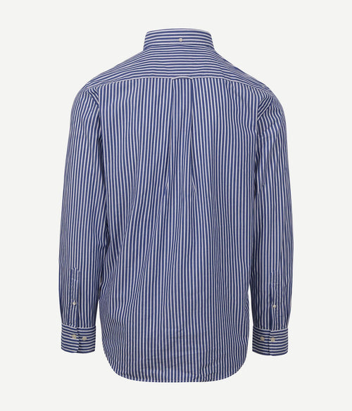 Gant casual overhemd streep blauw | Regular-fit