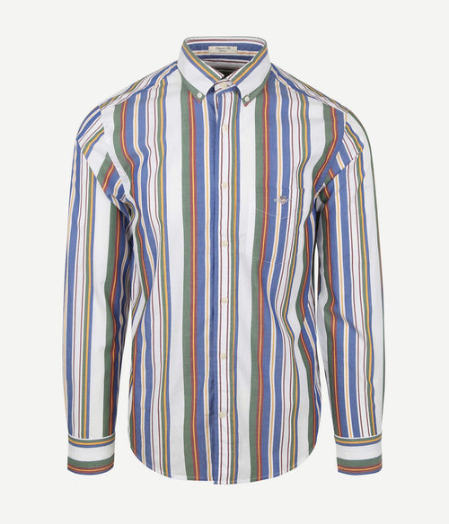 Gant casual overhemd streep multicolour | Regular-fit