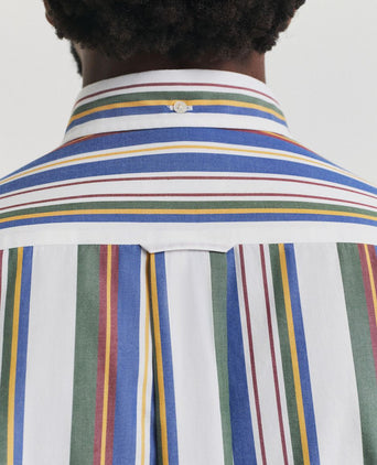 Casual overhemd streep multicolour