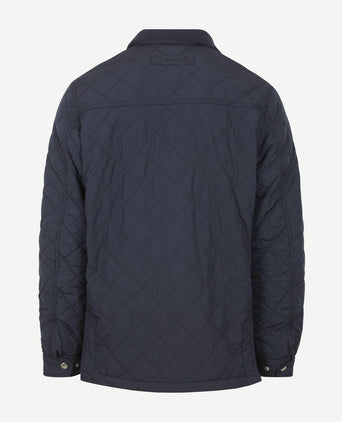 Gant jas quilted windcheater donkerblauw