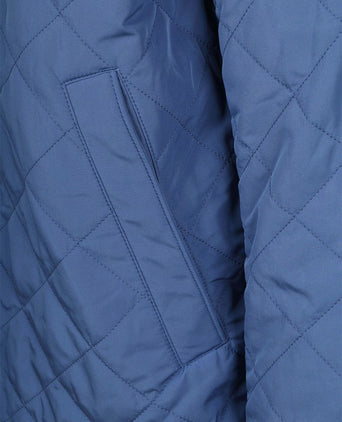 Jas gewatteerd vintage blauw