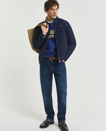 Gant jas gewatteerd donkerblauw